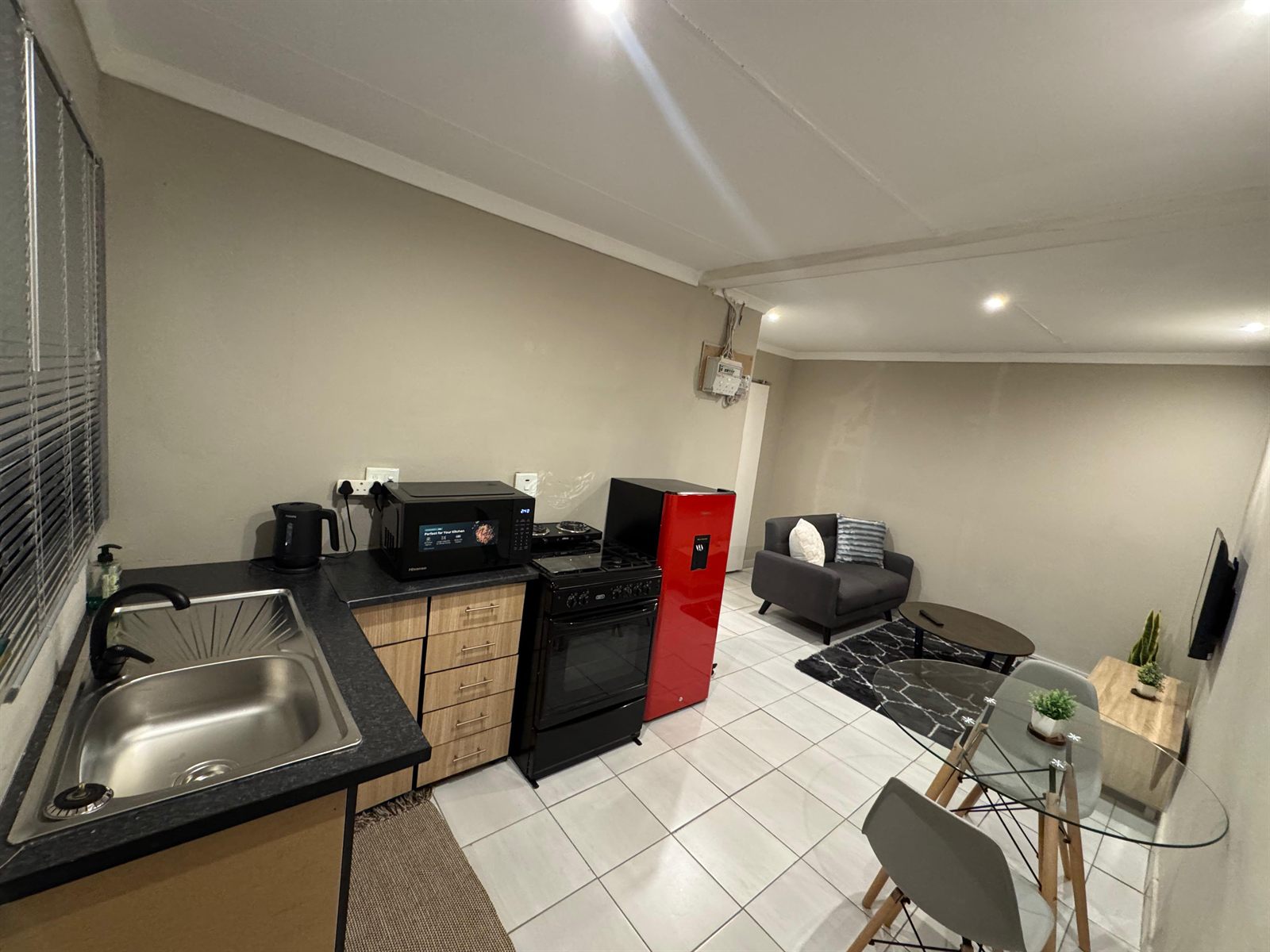 Interior of the HeiStays one bedroom unit